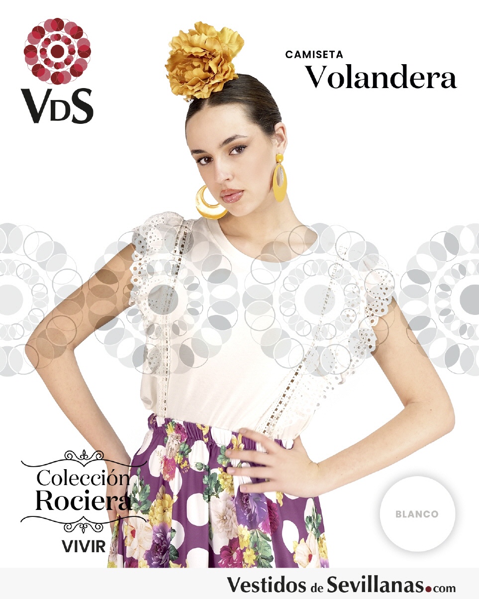 Camiseta VOLANDERA Rociera_3col