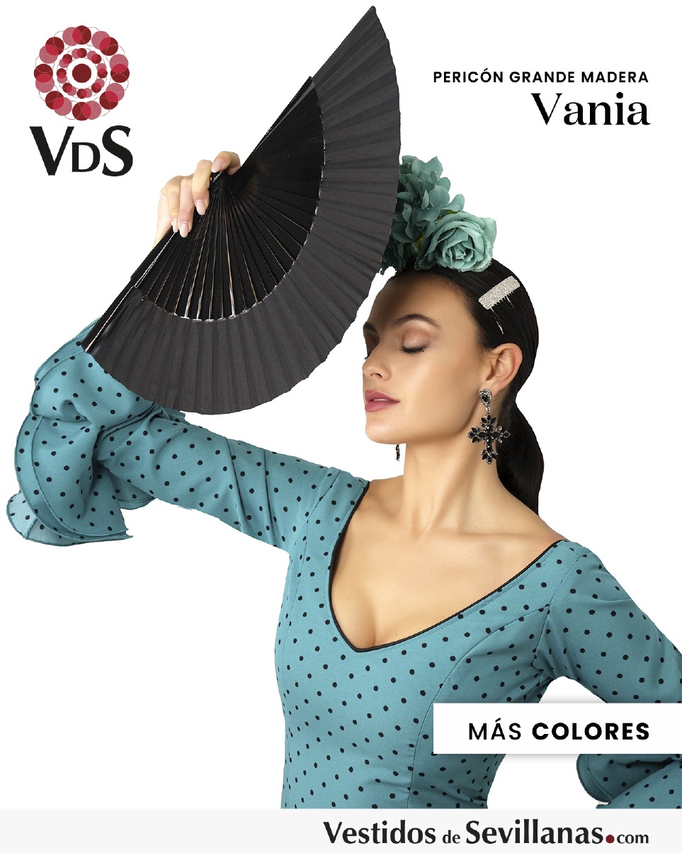 Abanico Peric&oacute;n Grande VANIA, en madera_3col