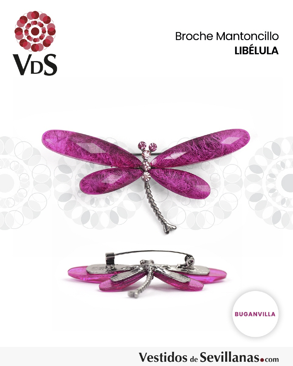 Broche Lib&eacute;lula Cristales T.M_3col