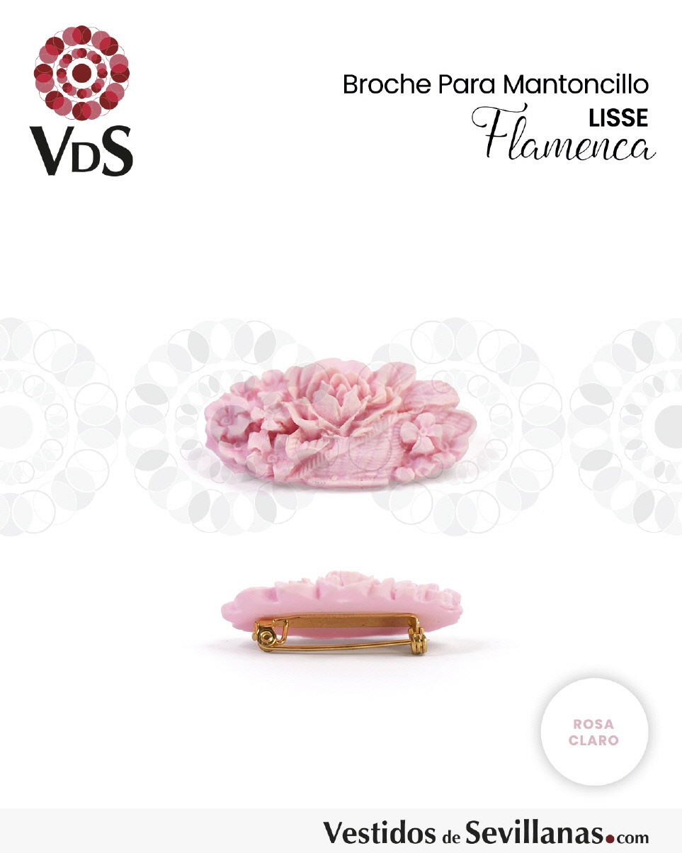 Broche LISSE, en resina T.S_3col