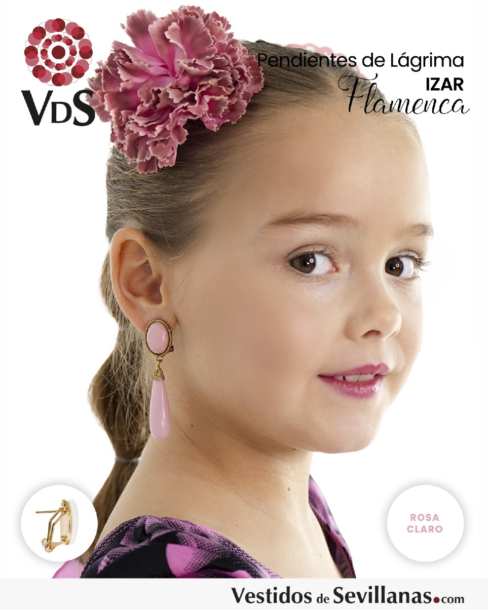 Pendiente l&aacute;grima IZAR T.M_3col