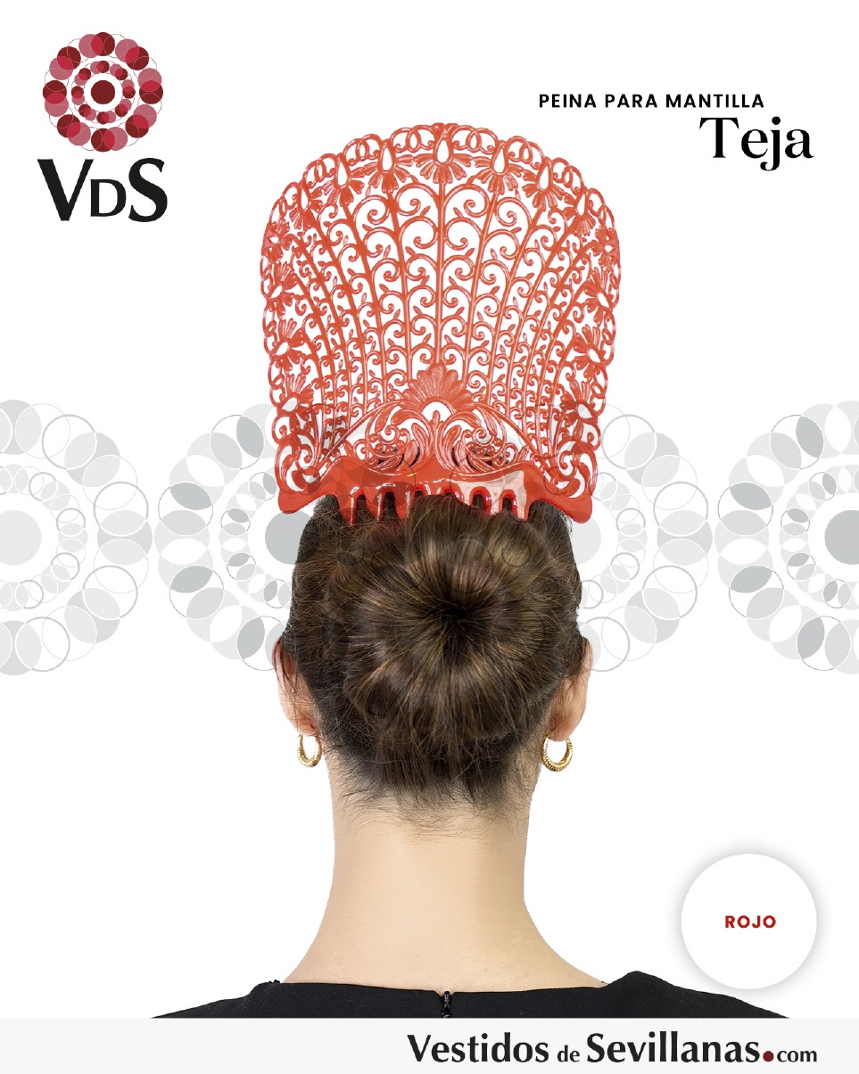 Peineta TEJA Labrada (Grande) T.2XL_3col