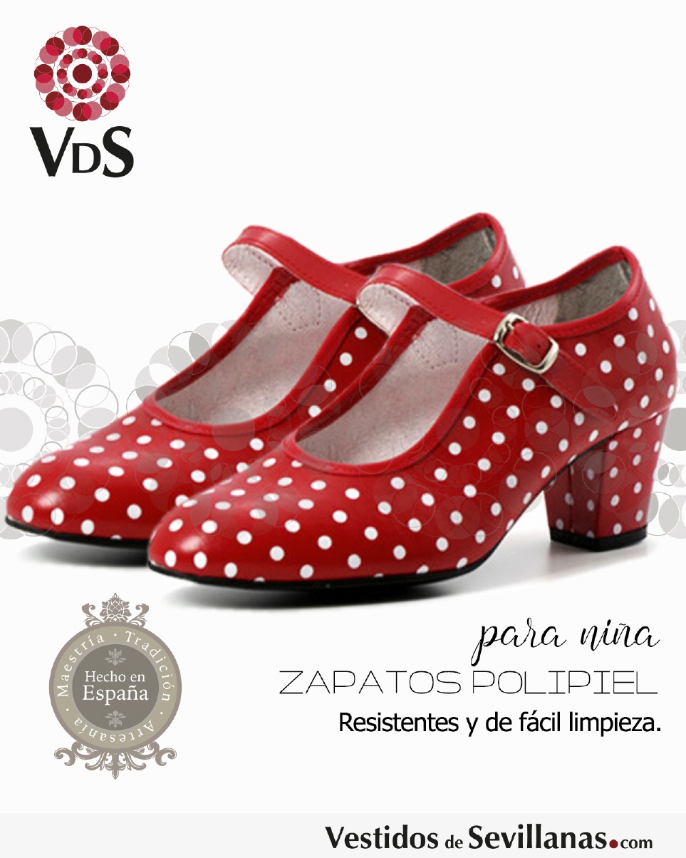 Zapato baile flamenco niña