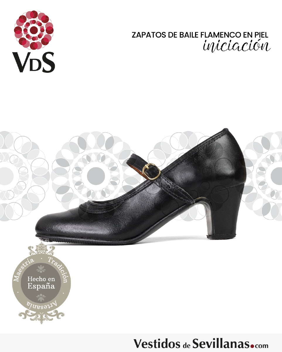 Zapato Baile Flamenco- En piel y clavos_3col