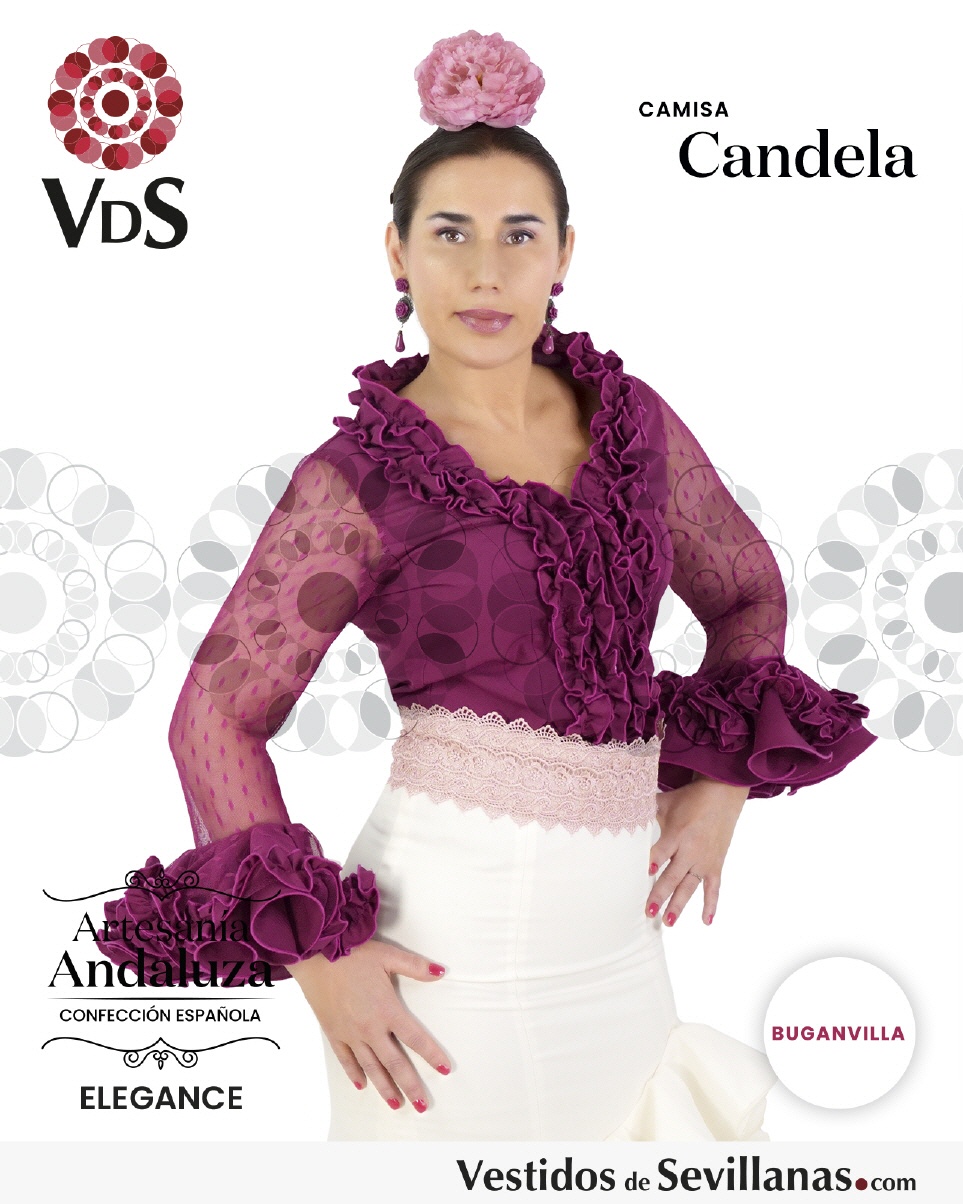 Camisa CANDELA Strech/Plumeti_3col