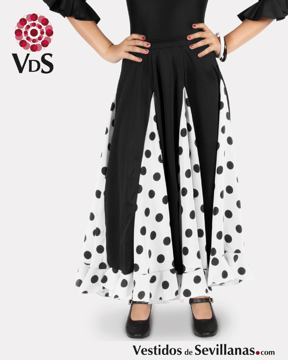 Falda JIMENA 8Nesgas (lunar Mediano)_3col