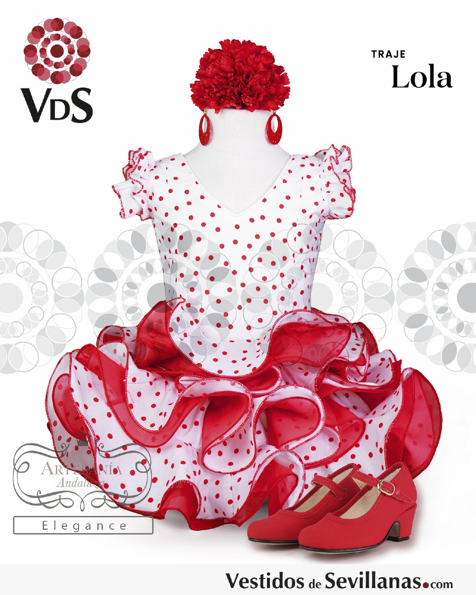 Traje de Flamenca LOLA Organdí_3col