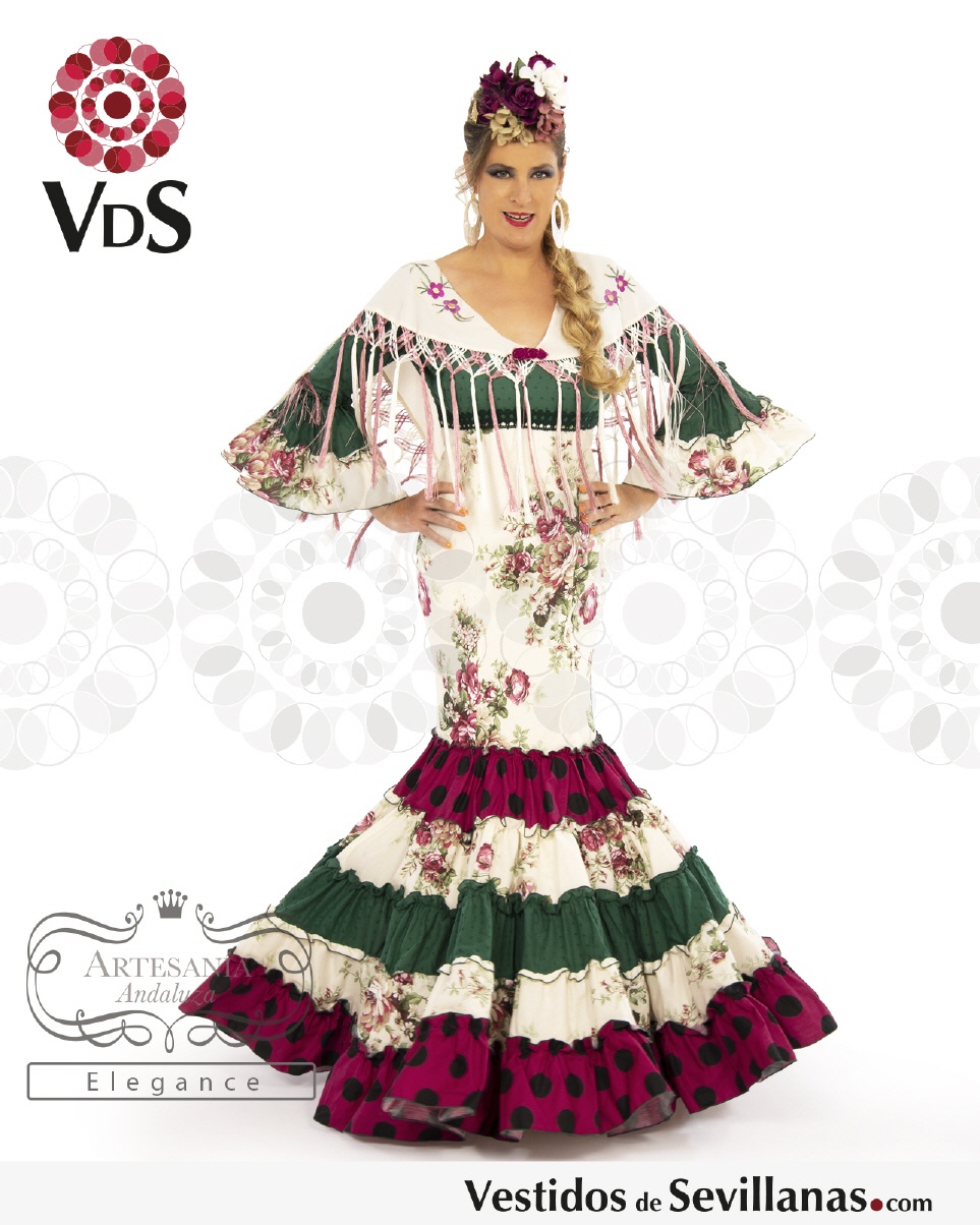 T 38. Vestido de Flamenca Outlet. Mod. Alegría Lunares Rosa. Talla 38,  Trajes de Flamenca Vestidos Flamenco de Sevillana Moda Sevilla