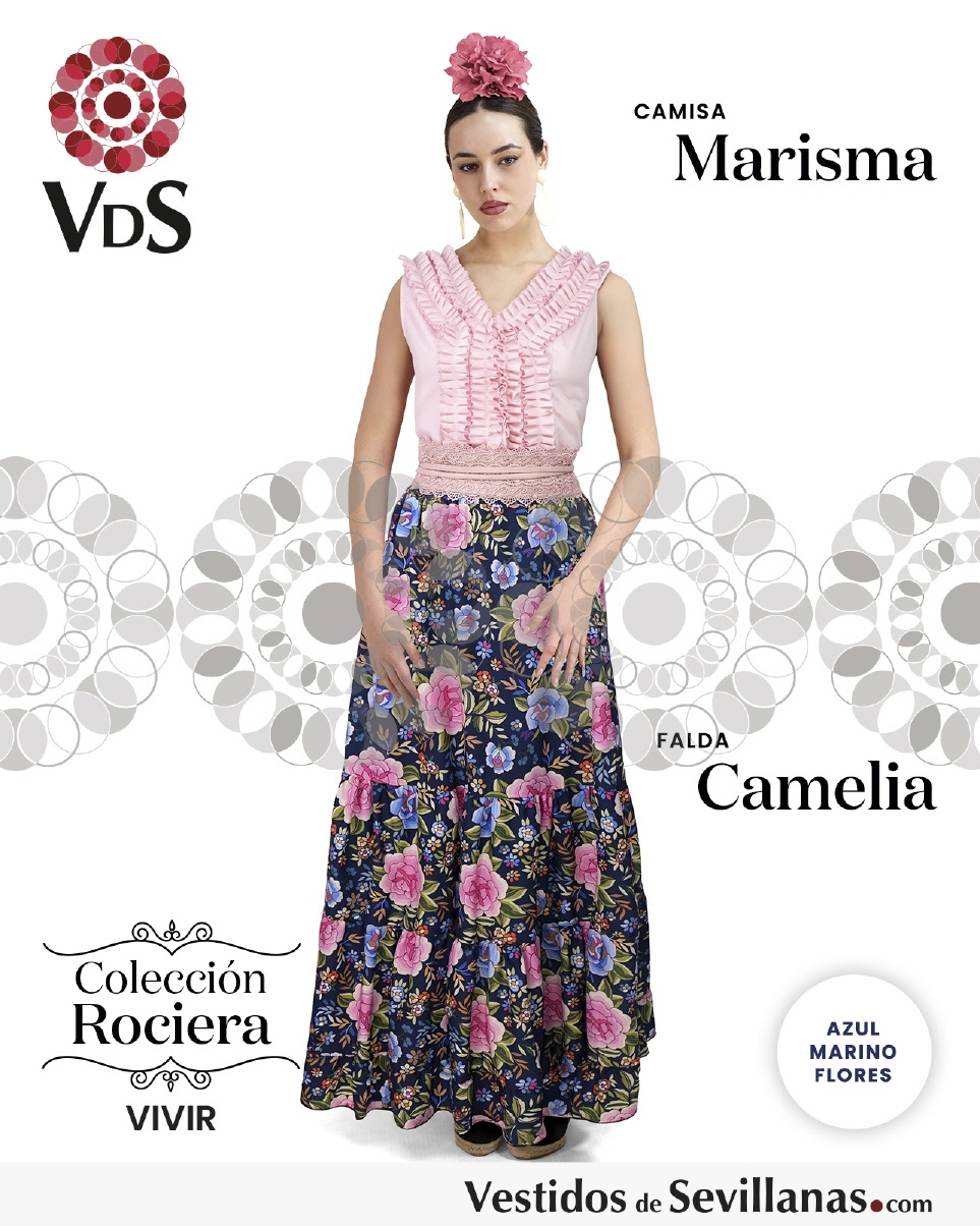 Falda Rociera CAMELIA Sedalina_3col