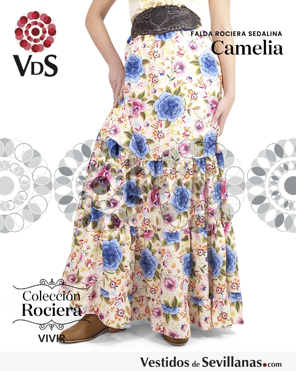 Falda Rociera CAMELIA Sedalina_3col