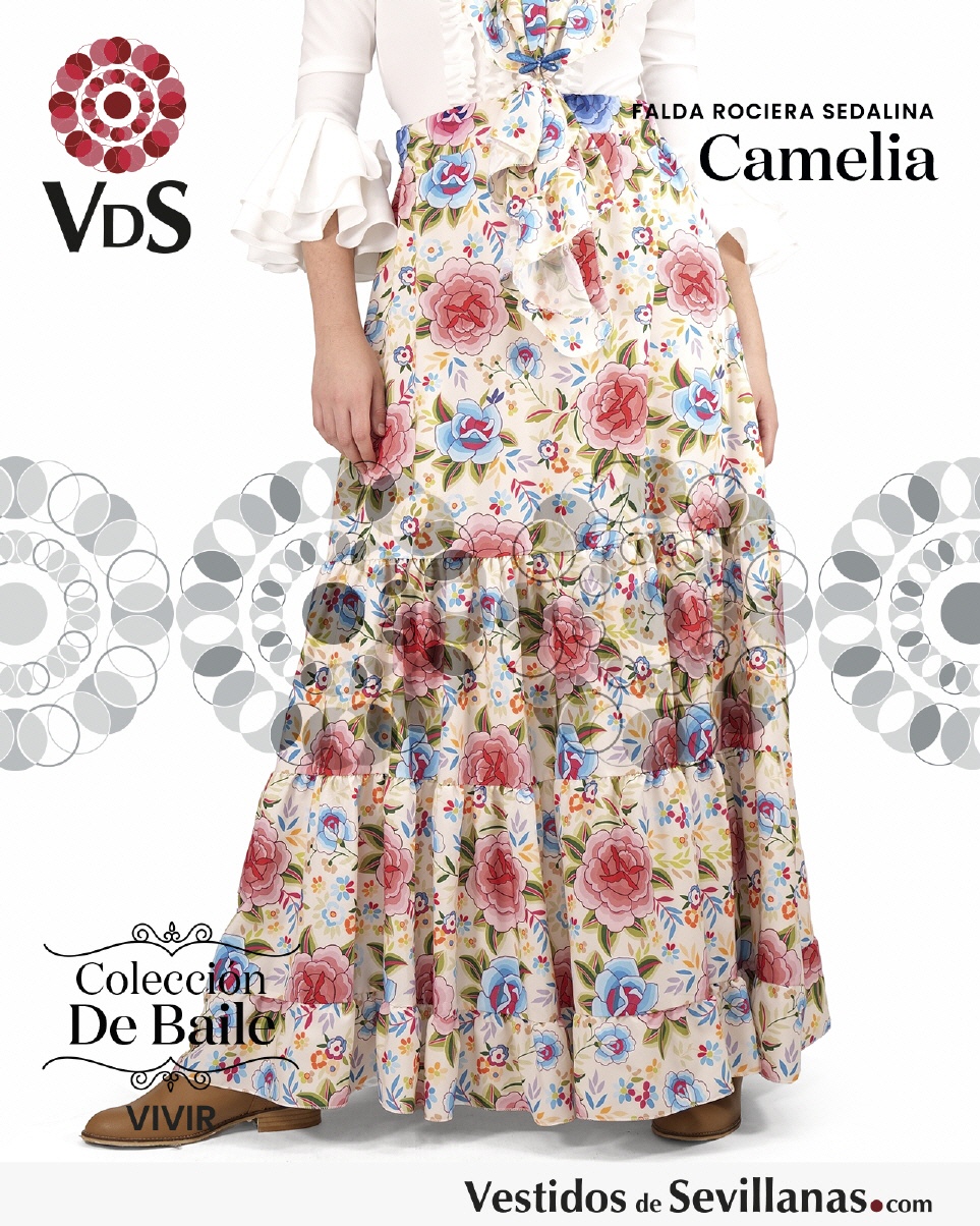 Falda Rociera CAMELIA Sedalina_3col