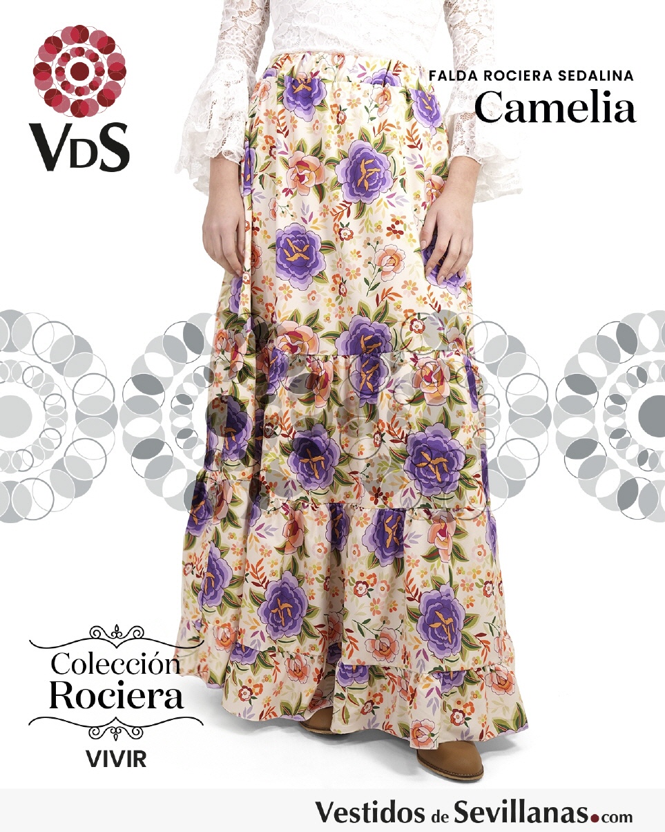 Falda Rociera CAMELIA Sedalina_3col