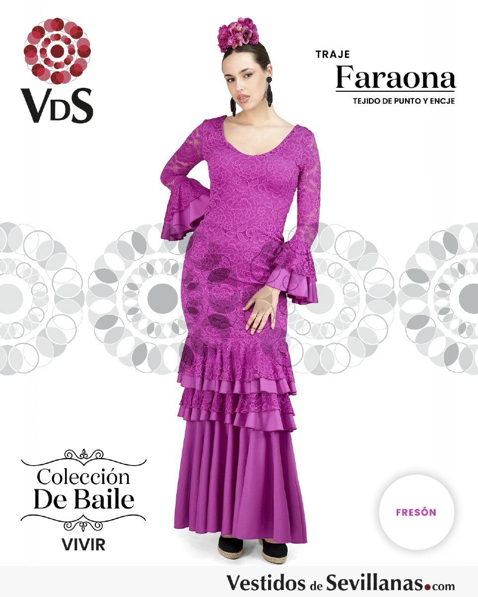 Traje de baile FARAONA Encaje_3col
