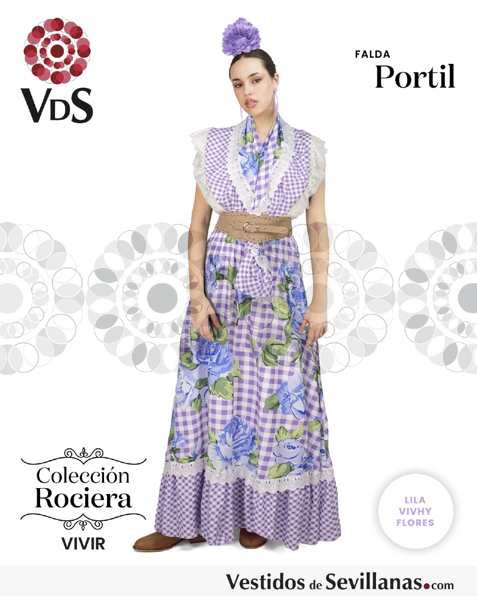 Conjunto Pico+Falda Rociera PORTIL_3col