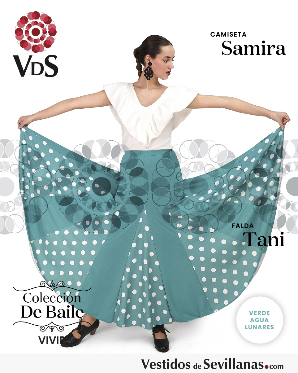 Faldas con mucho vuelo