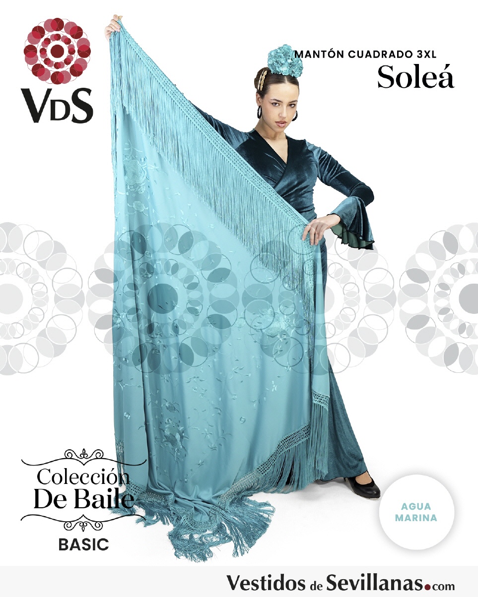 Mant&oacute;n Cuadrado  SOLE&Aacute; Bordado T.3XL_3col