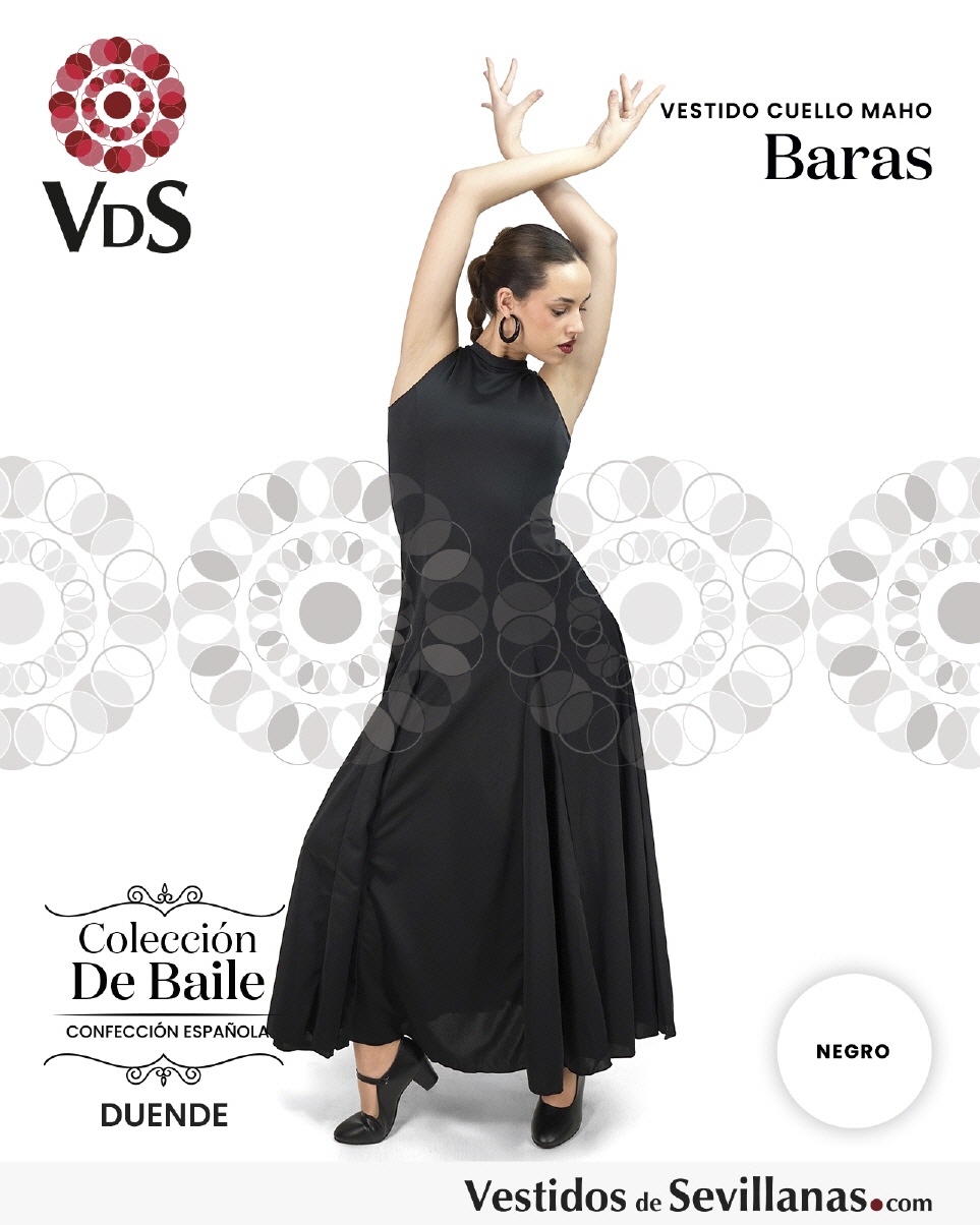 Traje de baile BARAS cuello Maho_3col